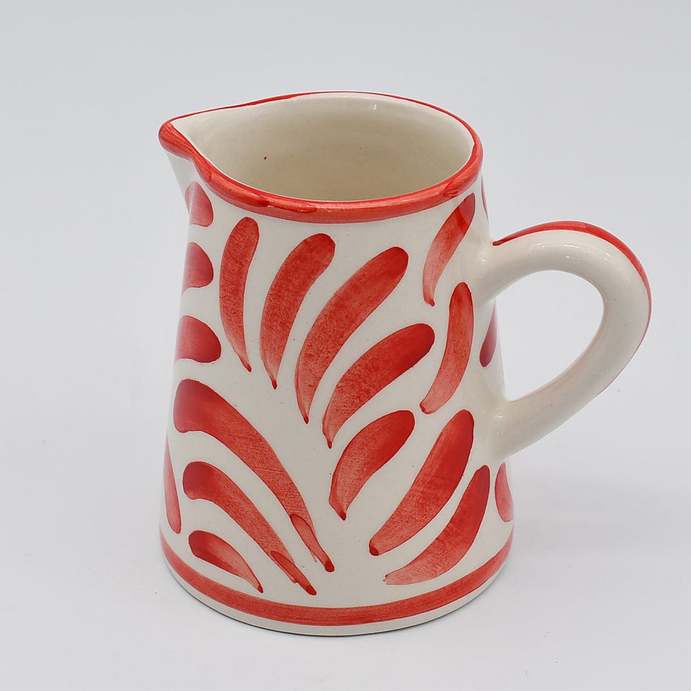 luisa-paix-o-pot-lait-andorinha-c-ramique-rouge-10cm-fait-main image 4