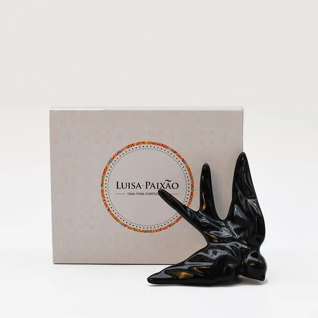 luisa-paix-o-hirondelle-c-ramique-noire-origami-coffret image 1