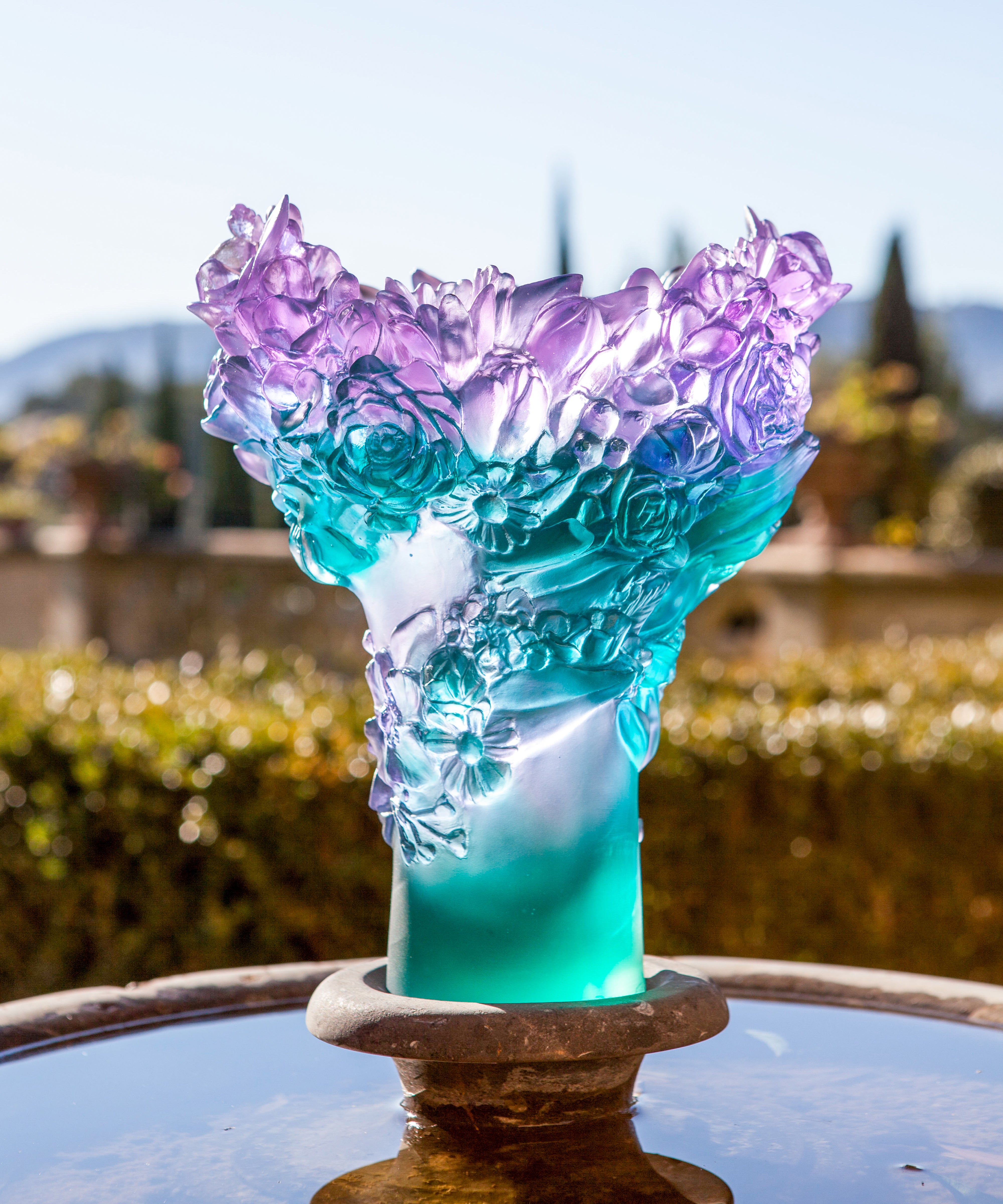 daum-univers-v-g-tal-sweet-garden-vase-moyen-mod-le-cristal image 2