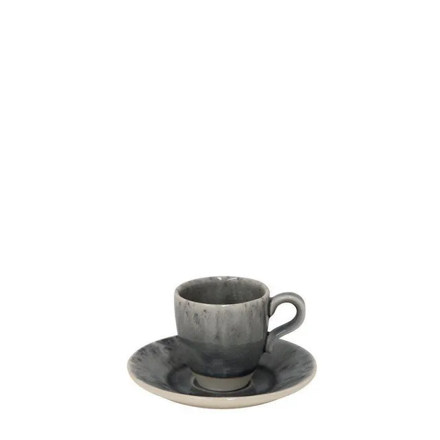 luisa-paix-o-madeira-tasse-caf-gr-s-grise-12-cl-soucoupe image 1