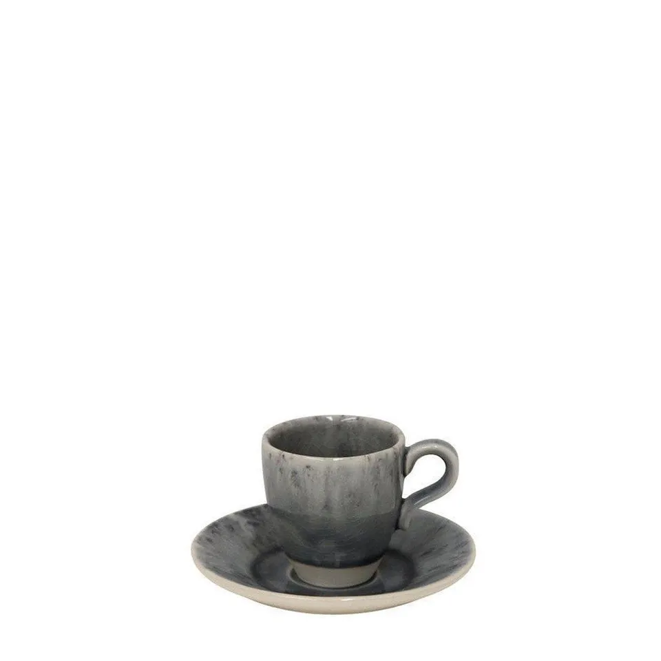 luisa-paix-o-madeira-tasse-caf-gr-s-grise-12-cl-soucoupe image 1