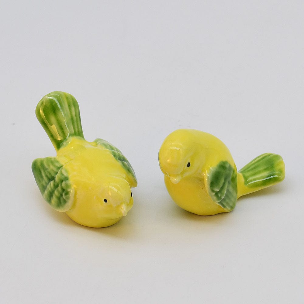 luisa-paix-o-oiseaux-paire-c-ramique-jaune-porte-bonheur image 2