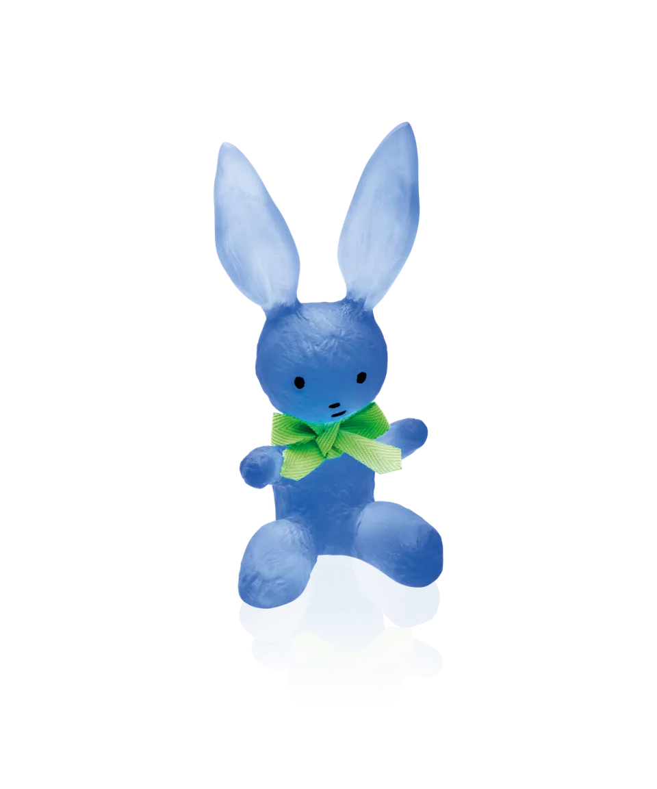 daum-art-cristal-pinpin-bleu-sculpture-serge-mansau-cristal image 1