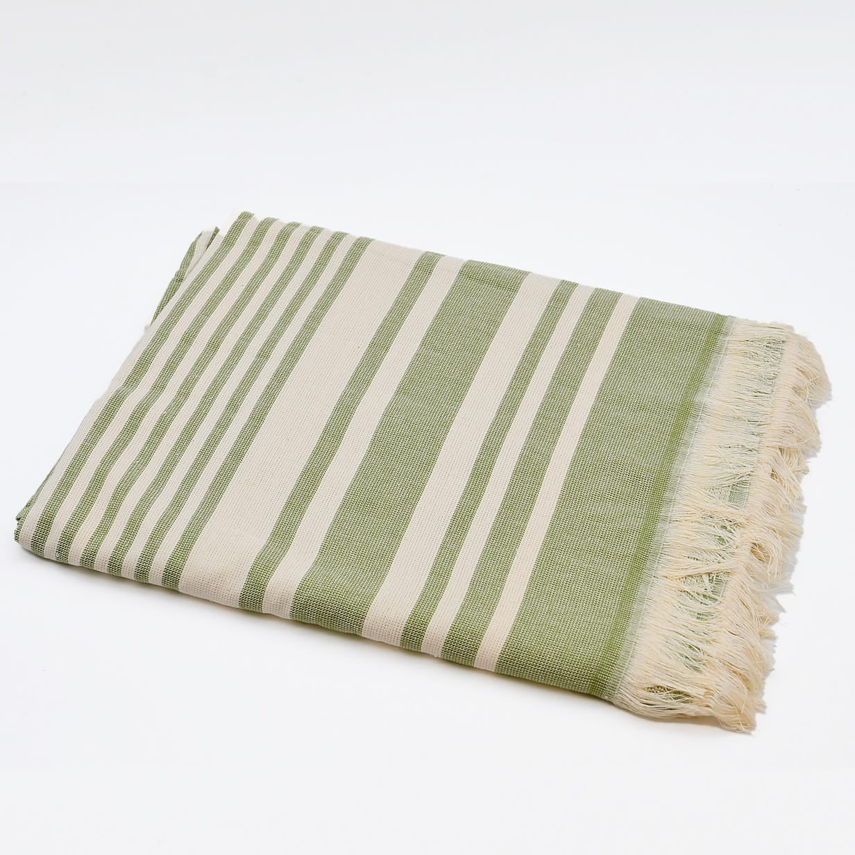 luisa-paix-o-drap-de-plage-coton-vert-180x100-cm image 3
