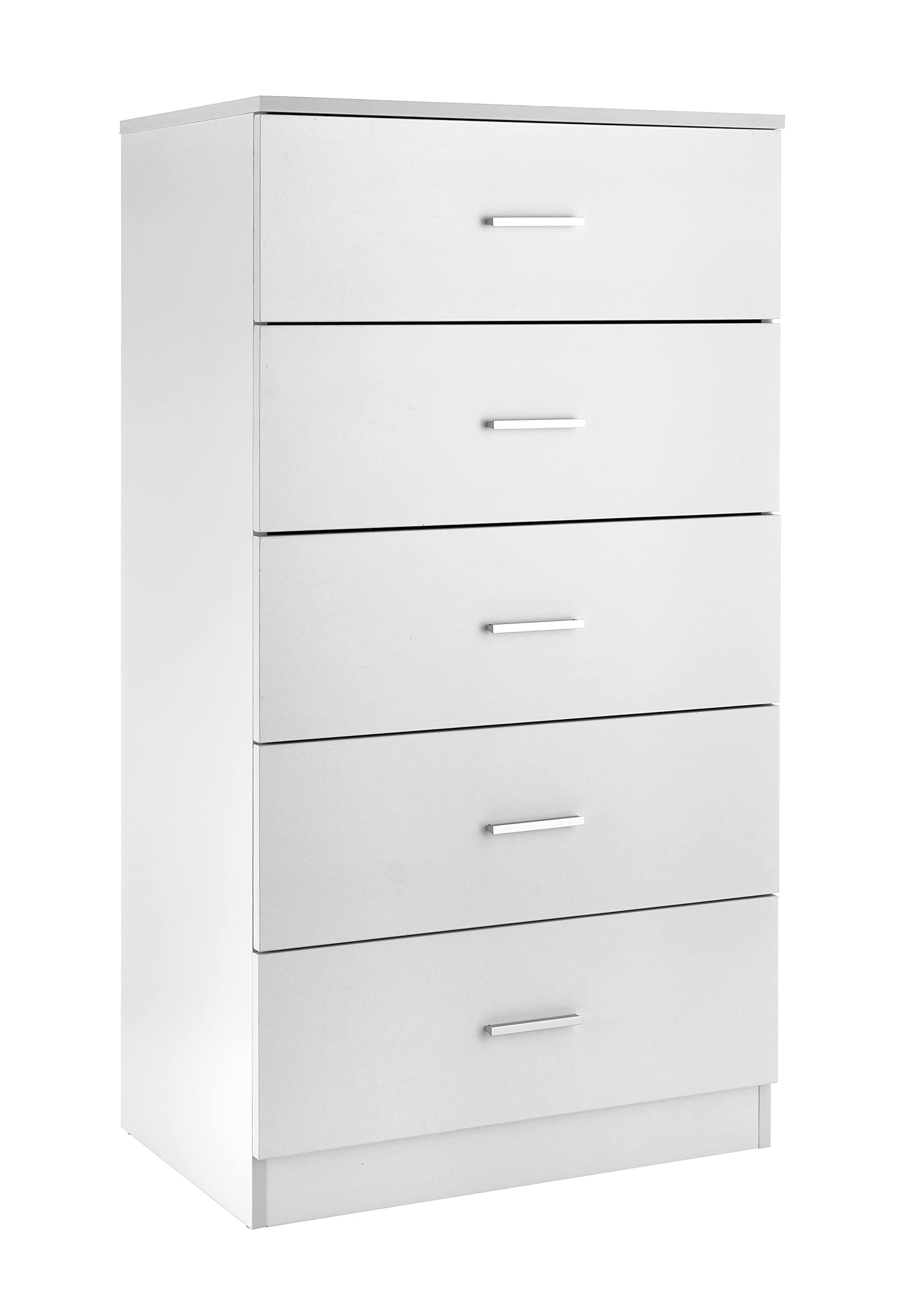 baroni-home-mobili-e-mobiletti-commode-5-tiroirs-blanche-60x40x110-cm image 1