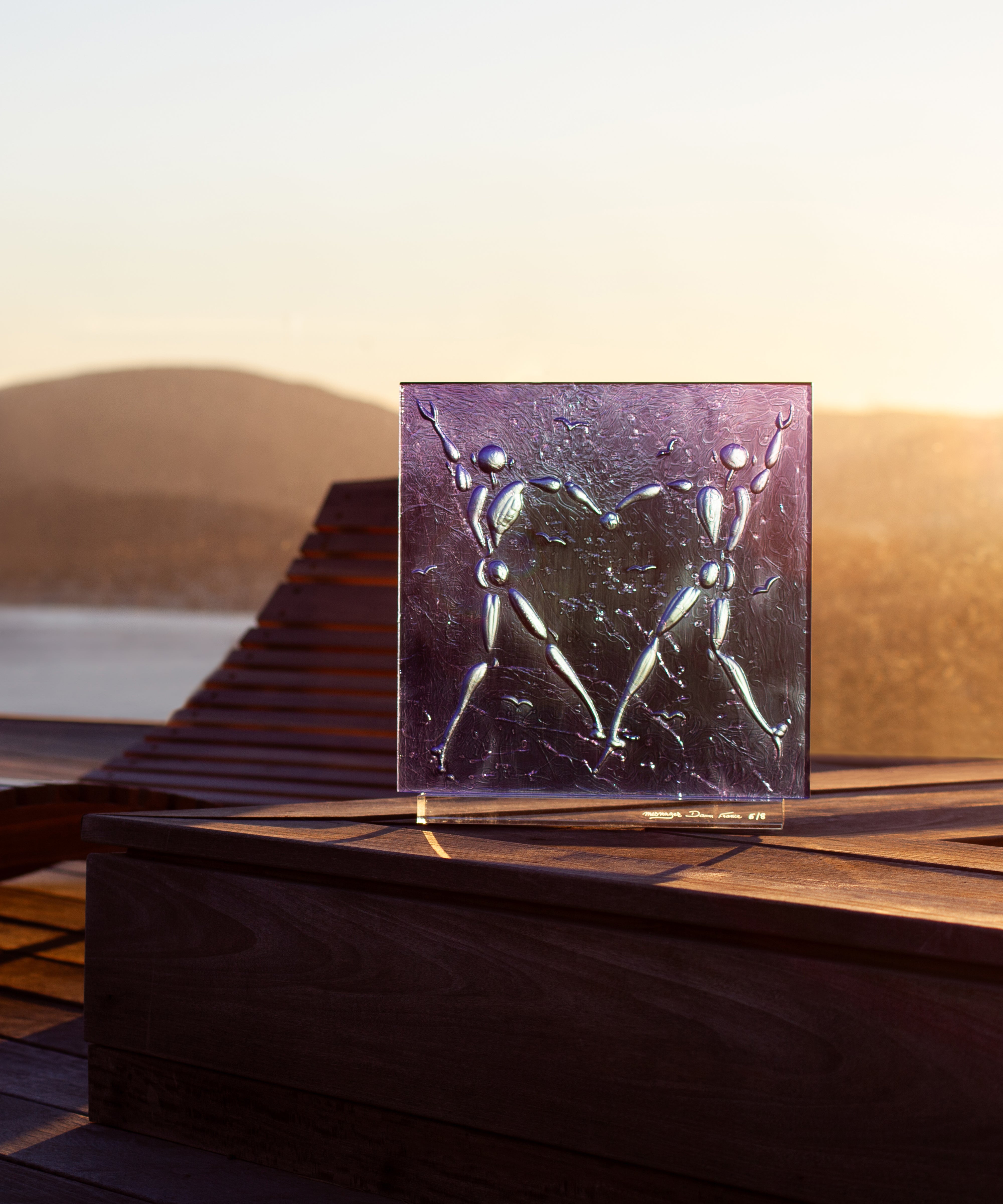 daum-art-cristal-love-dance-sculpture-bleue-8-ex image 2