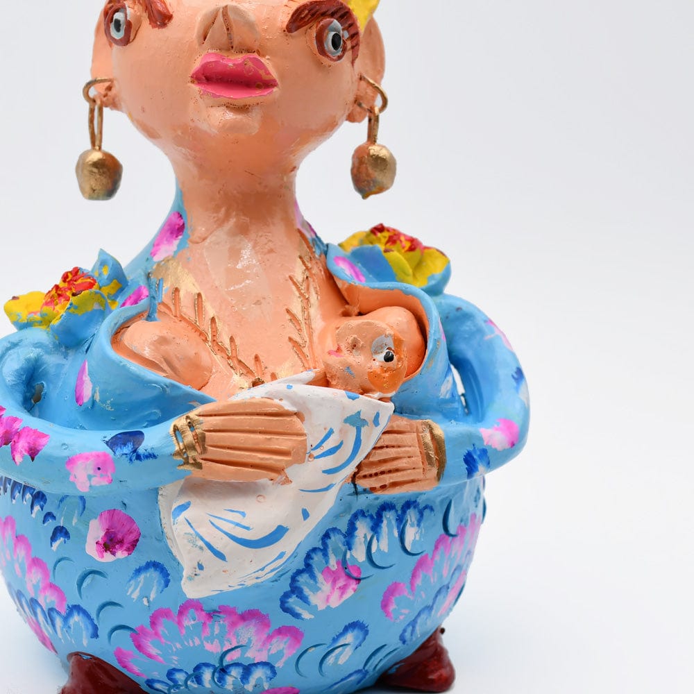 luisa-paix-o-boneca-barriguda-20cm-statuette-argile image 8