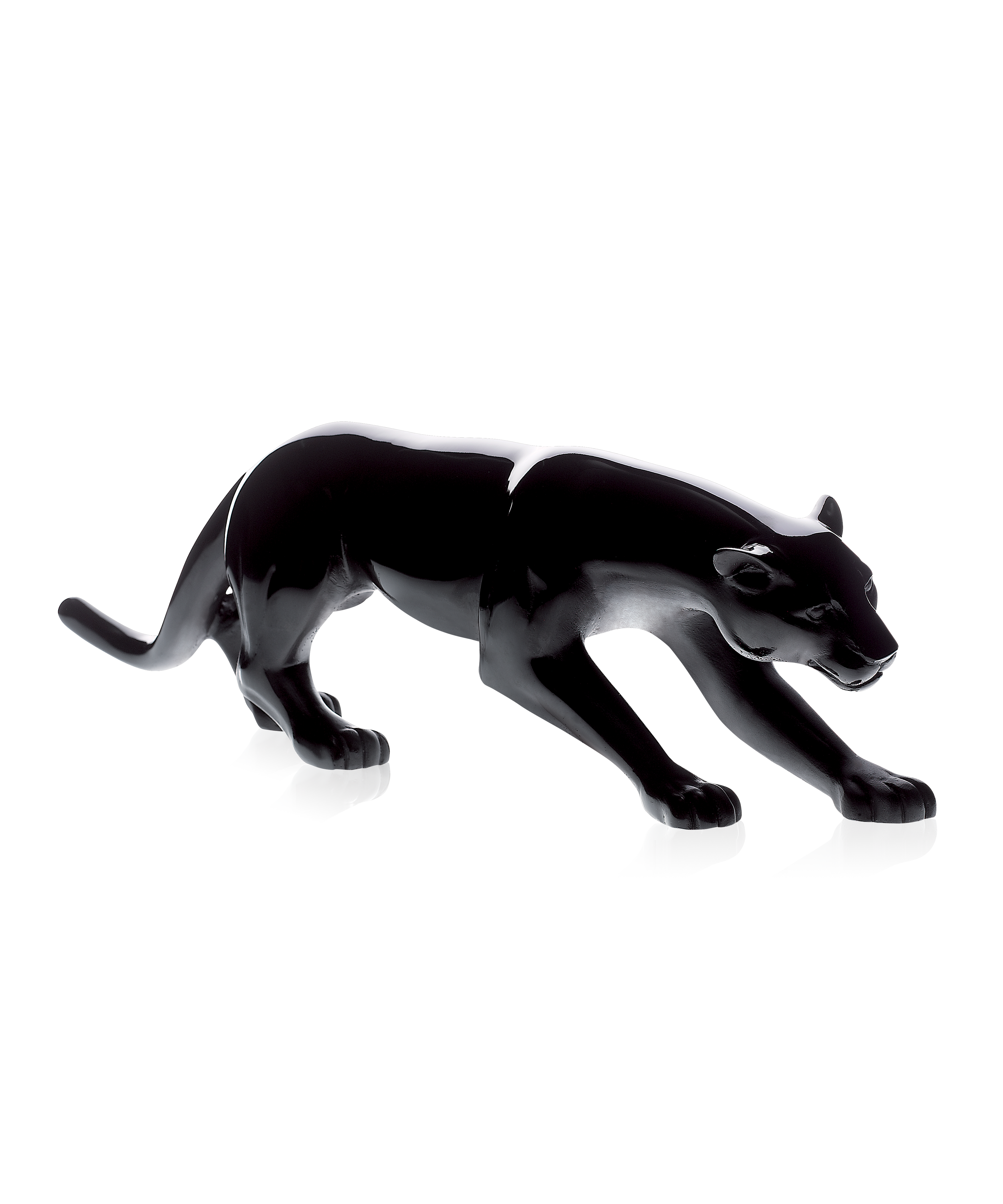 daum-univers-animalier-panth-re-noire-sculpture-cristal image 1