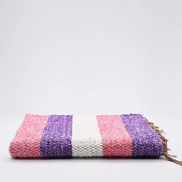 luisa-paix-o-tapis-artisanal-ray-tapis-rose-violet-140x70 image 1