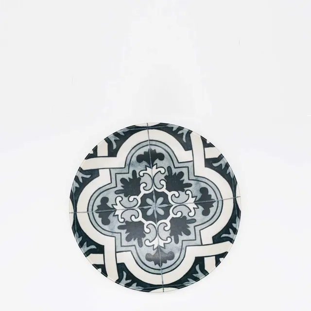 luisa-paix-o-l-ments-assiette-en-gr-s-21-cm-motifs-azulejos image 1