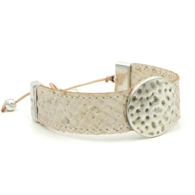luisa-paix-o-bracelet-en-li-ge-blanc-bracelet-taille-unique-l-ger image 1