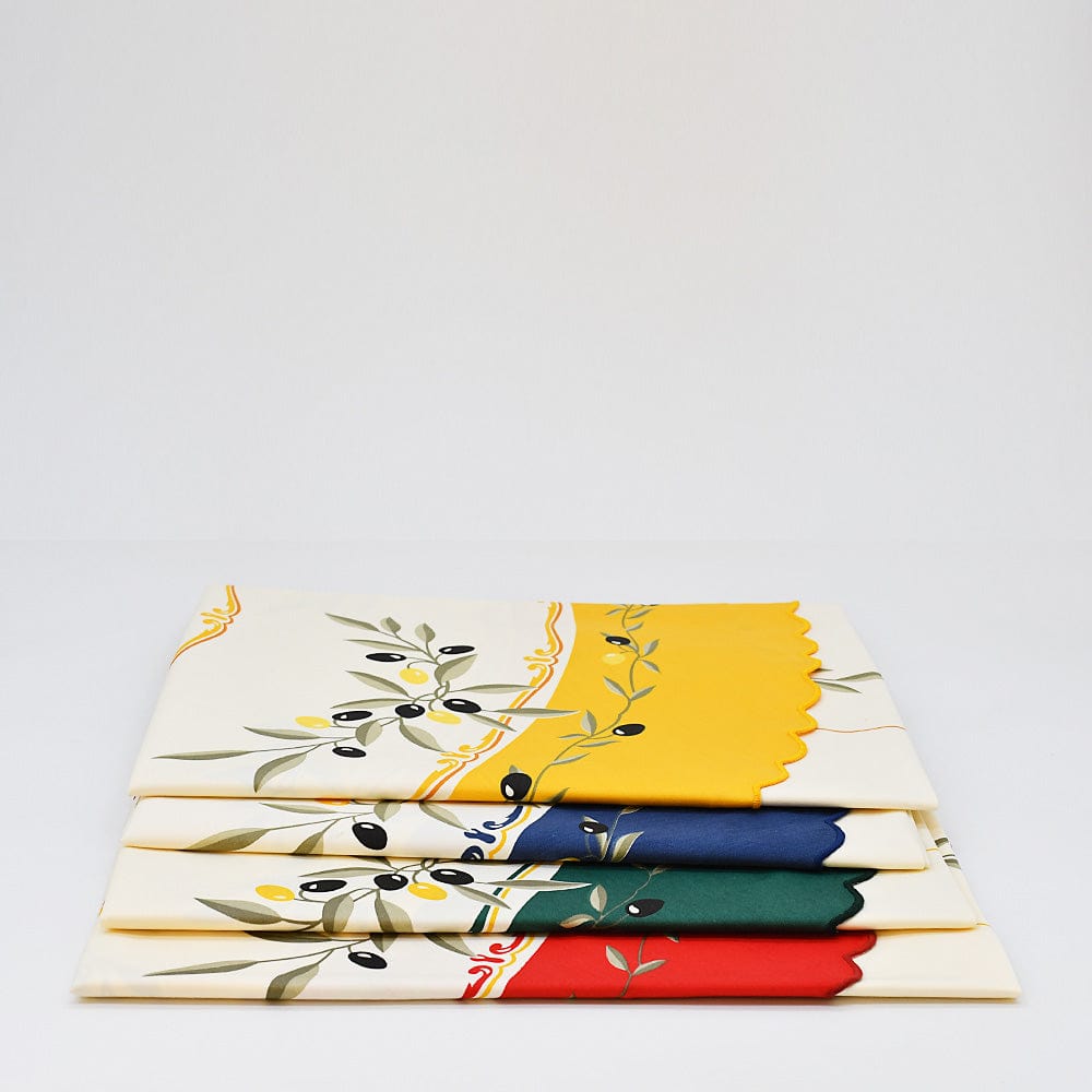 luisa-paix-o-azeitona-nappe-coton-bleue-olive-150-cm image 4