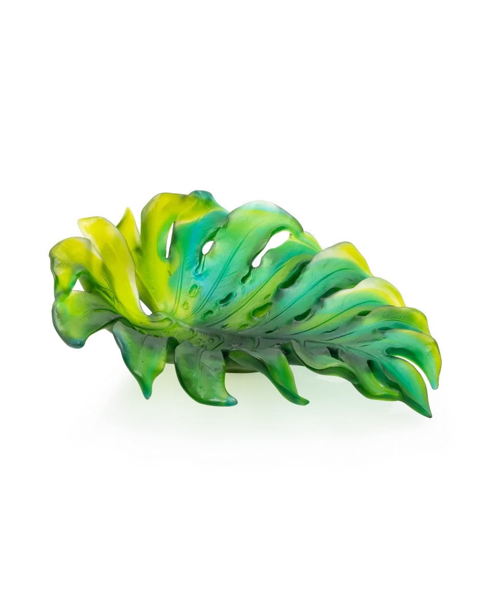daum-monstera-coupe-cristal-moyen-mod-le-robba-375ex image 1