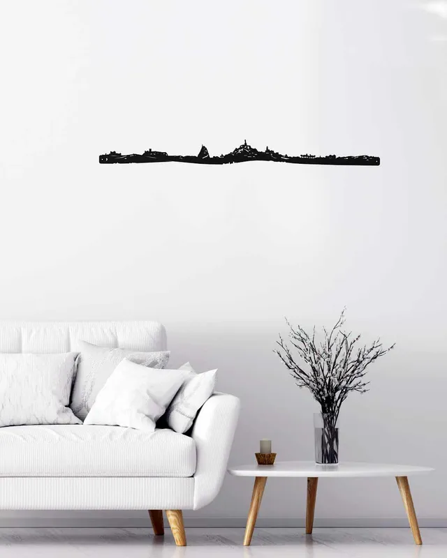 je-suis-art-skylines-le-puy-en-velay-silhouette-d-co-murale image 1