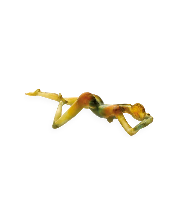 daum-art-cristal-r-ve-d-amour-sculpture-femme-ambre image 1