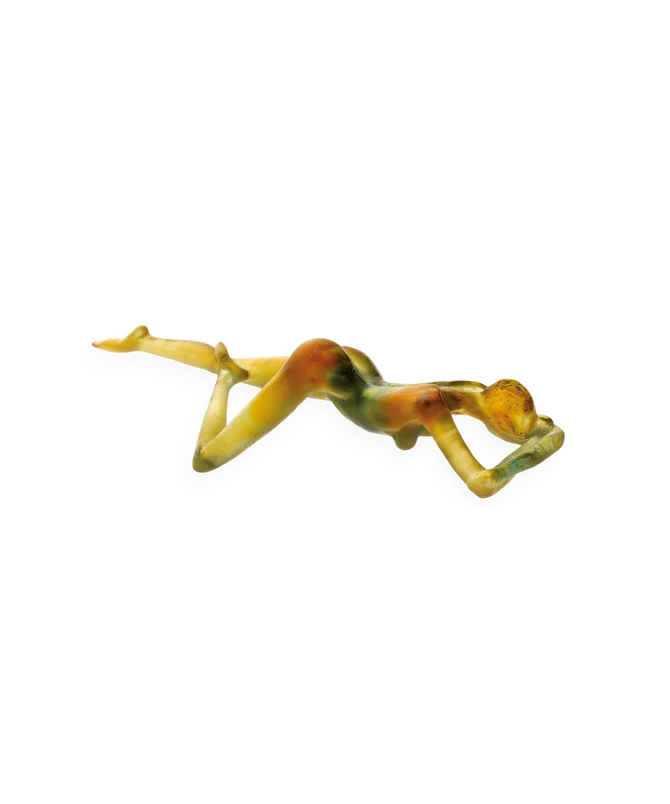 daum-art-cristal-r-ve-d-amour-sculpture-femme-ambre image 1