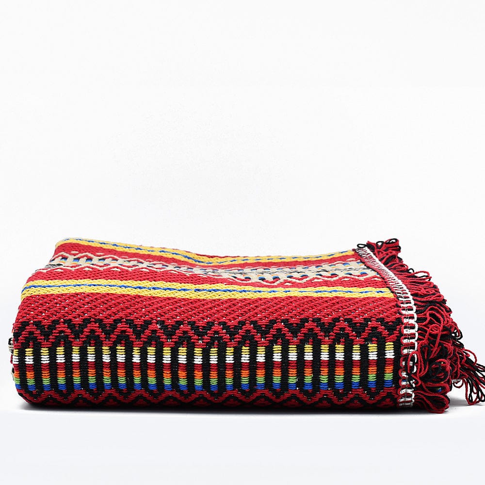 luisa-paix-o-manta-mira-de-aire-plaid-coton-210x140-bordeaux image 1