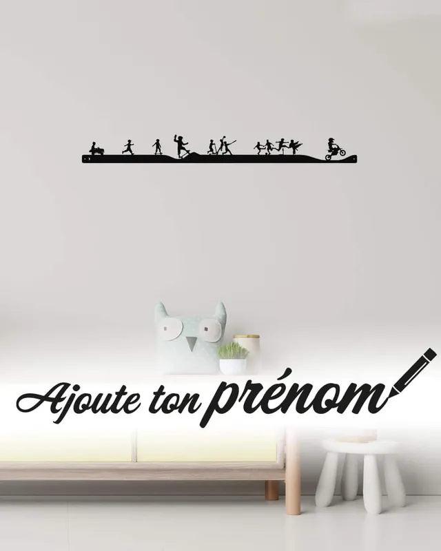 je-suis-art-skyline-champion-d-co-murale-enfant-m-tal image 1