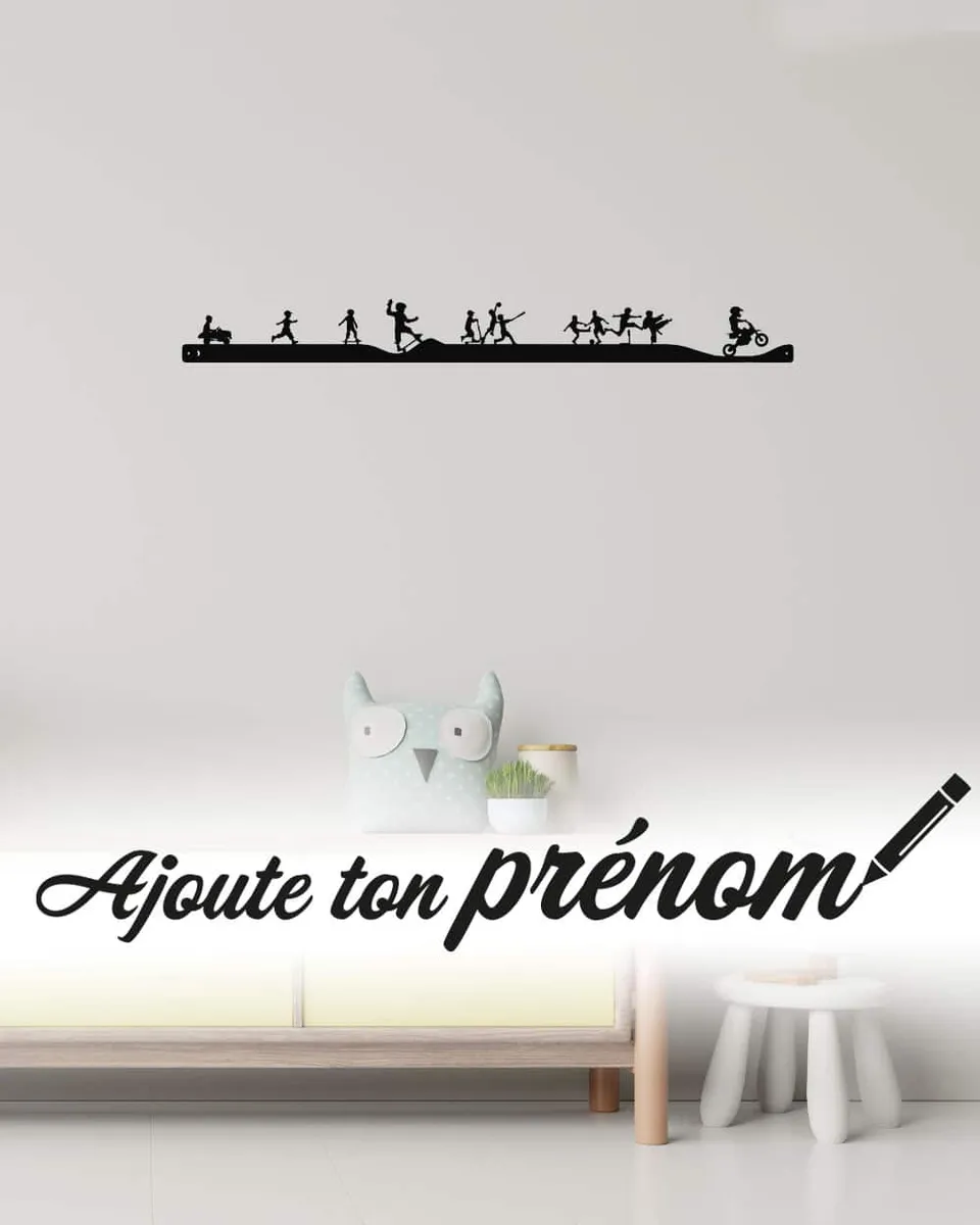 je-suis-art-skyline-champion-d-co-murale-enfant-m-tal image 1