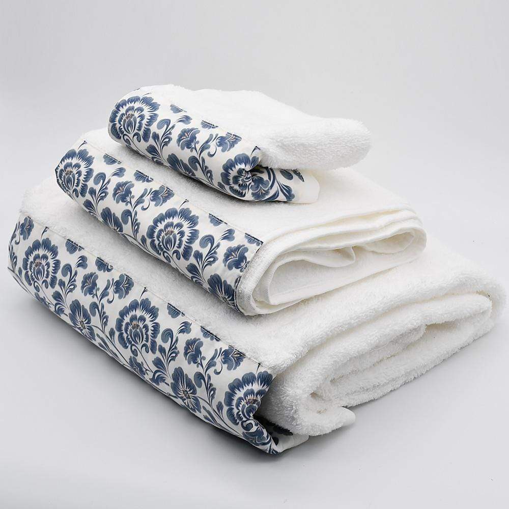 luisa-paix-o-parure-de-bain-coton-blanc-bleu-3-pi-ces image 2