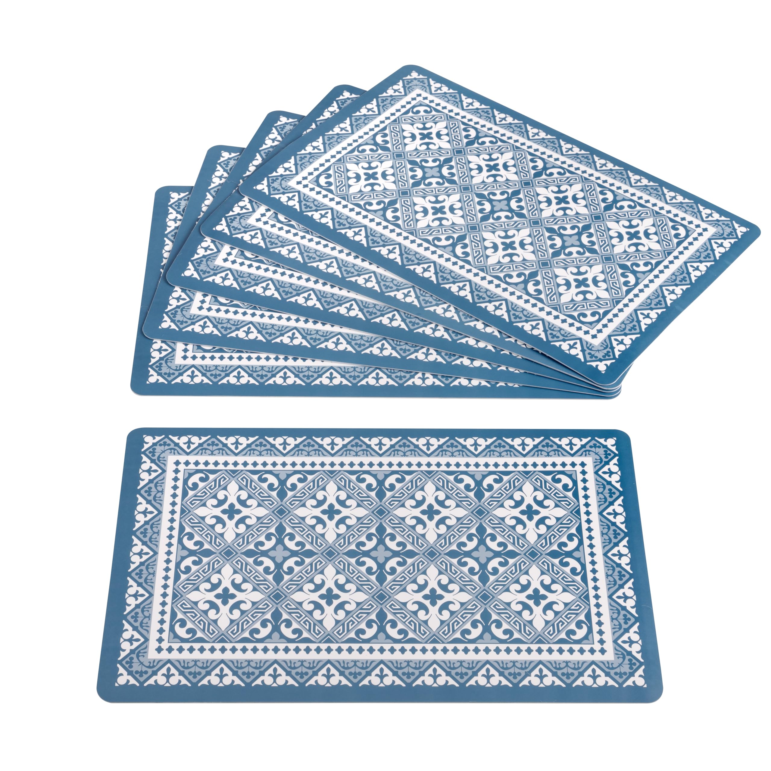 baroni-home-cucina-lot-6-sets-de-table-pvc-connu-44x28cm image 6