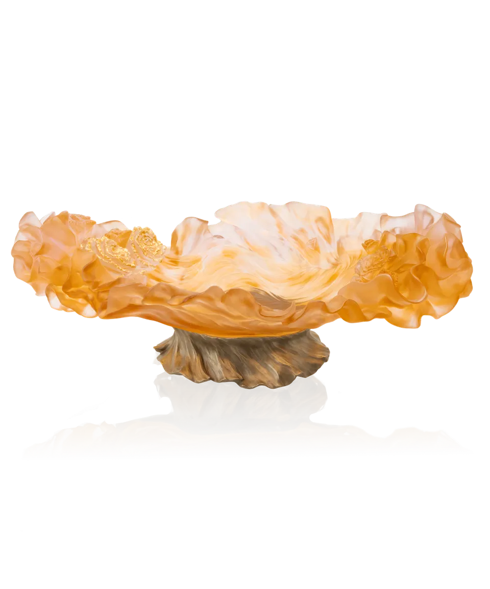 daum-rose-royale-centre-de-table-cristal-prestige-99-ex image 1