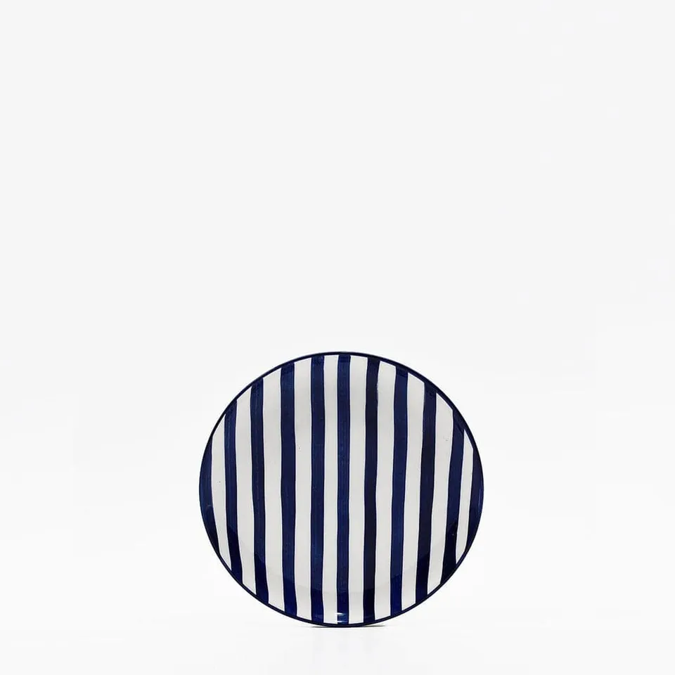 luisa-paix-o-costa-nova-mar-assiette-15cm-bleue-c-ramique image 1