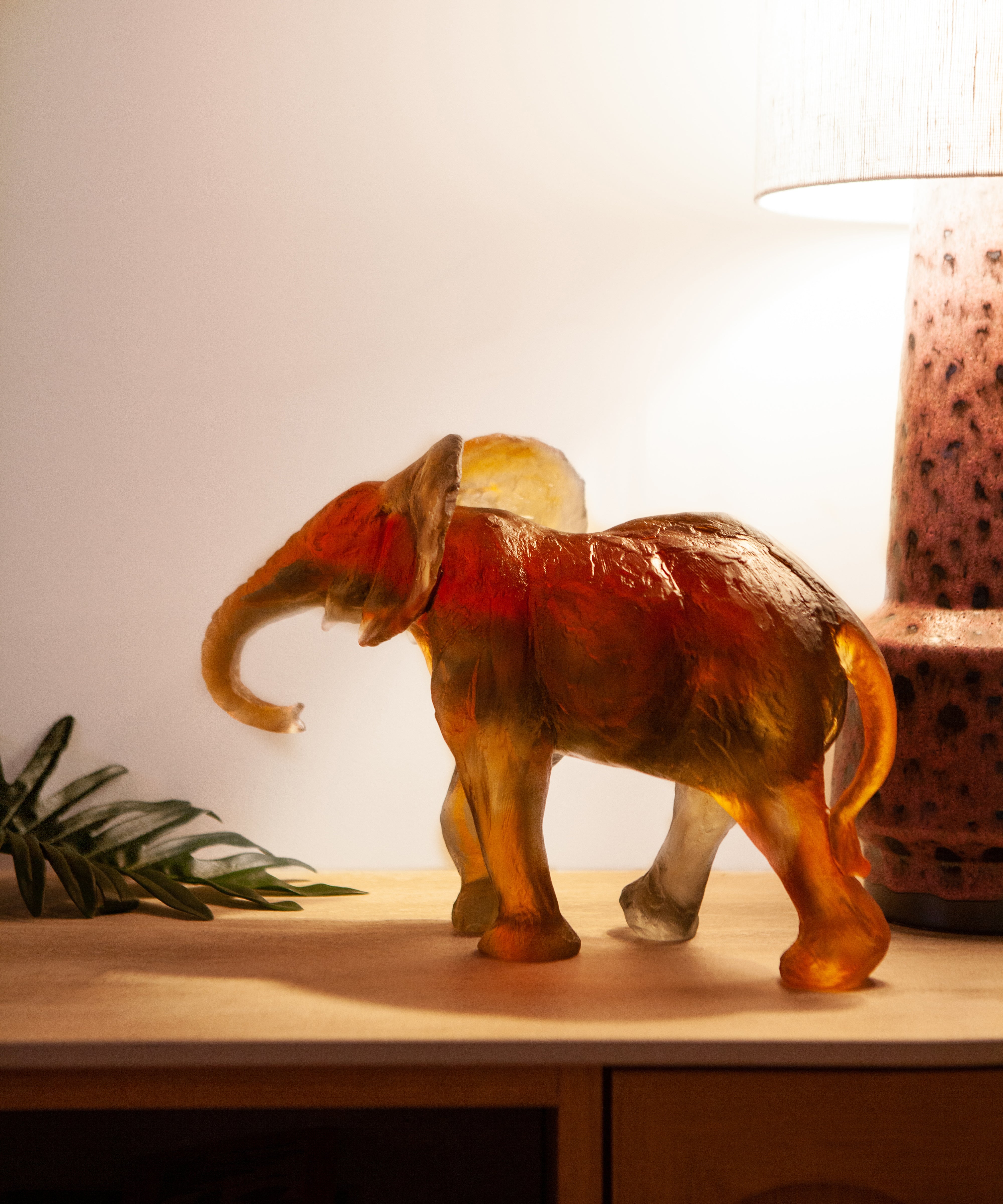 daum-univers-animalier-el-phant-savana-sculpture-cristal image 2