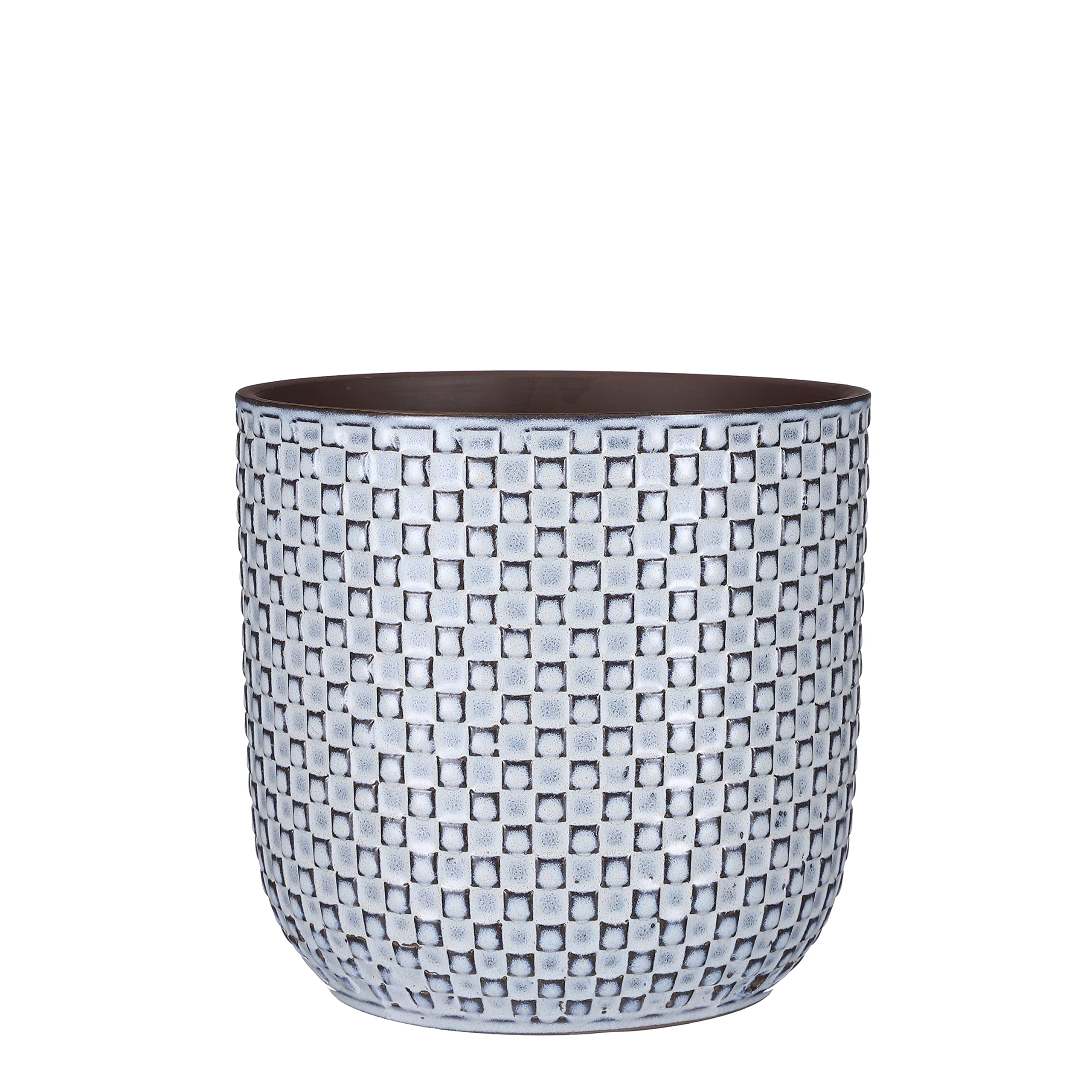 mica-decorations-daan-pot-de-fleurs-c-ramique-bleu-21-5-cm image 1
