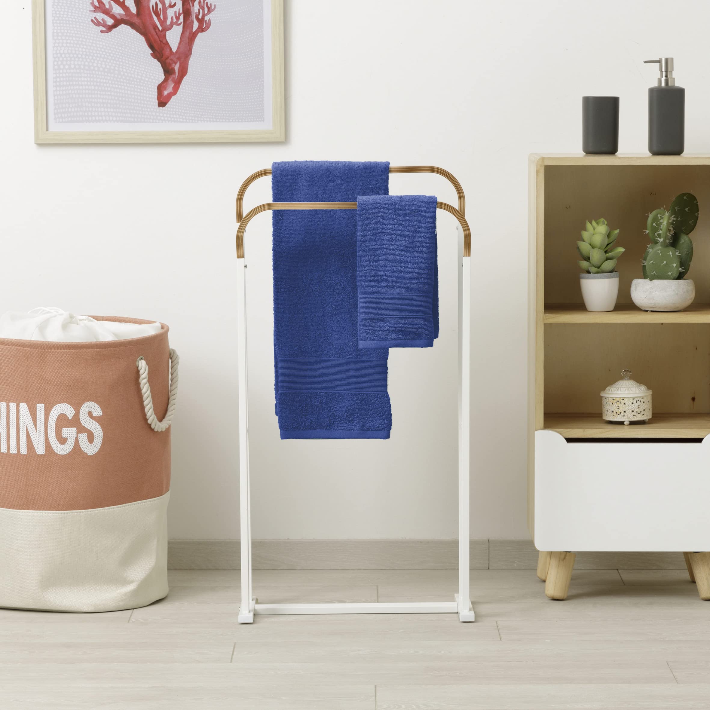 baroni-home-lot-2-serviettes-coton-bleu-clair-visage-invit image 4