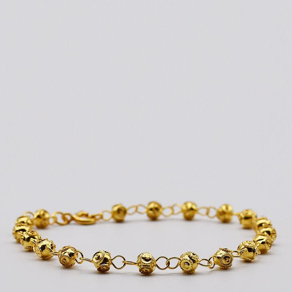 luisa-paix-o-conta-de-viana-i-bracelet-argent-dor-19-perles image 1
