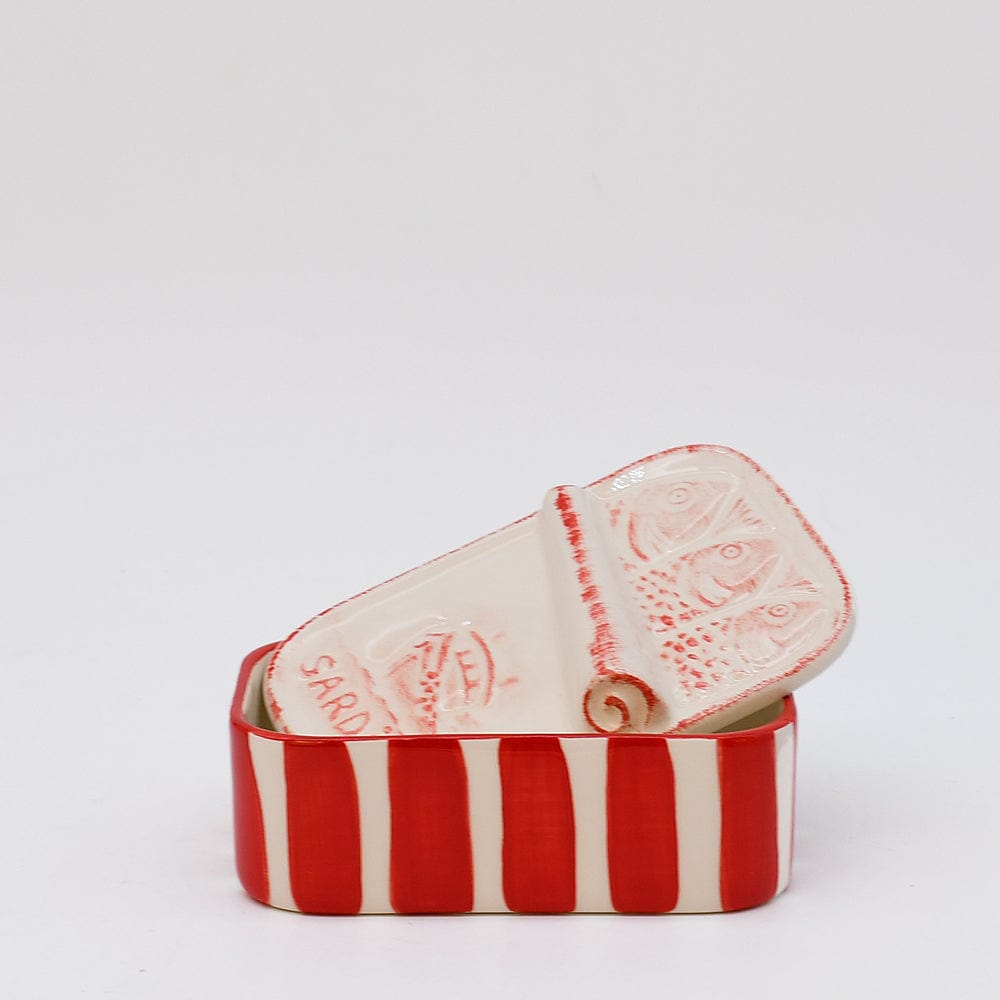 luisa-paix-o-vaisselle-portugaise-bo-te-sardines-c-ramique-rouge image 1
