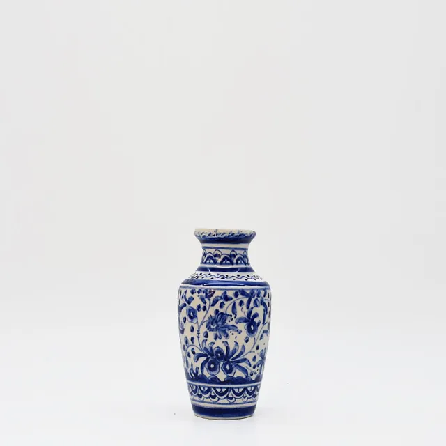 luisa-paix-o-petite-urne-c-ramique-coimbra-bleue-15cm image 1
