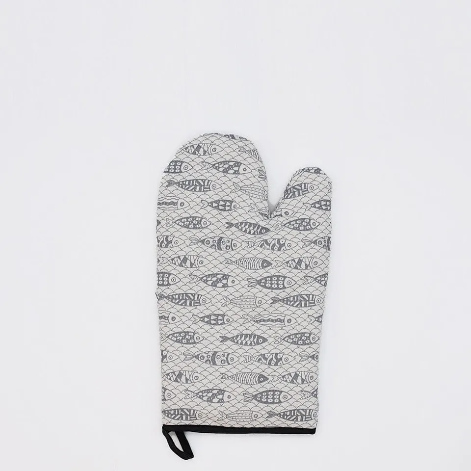 luisa-paix-o-sardinhas-gant-cuisine-gris-16x28-coton image 1