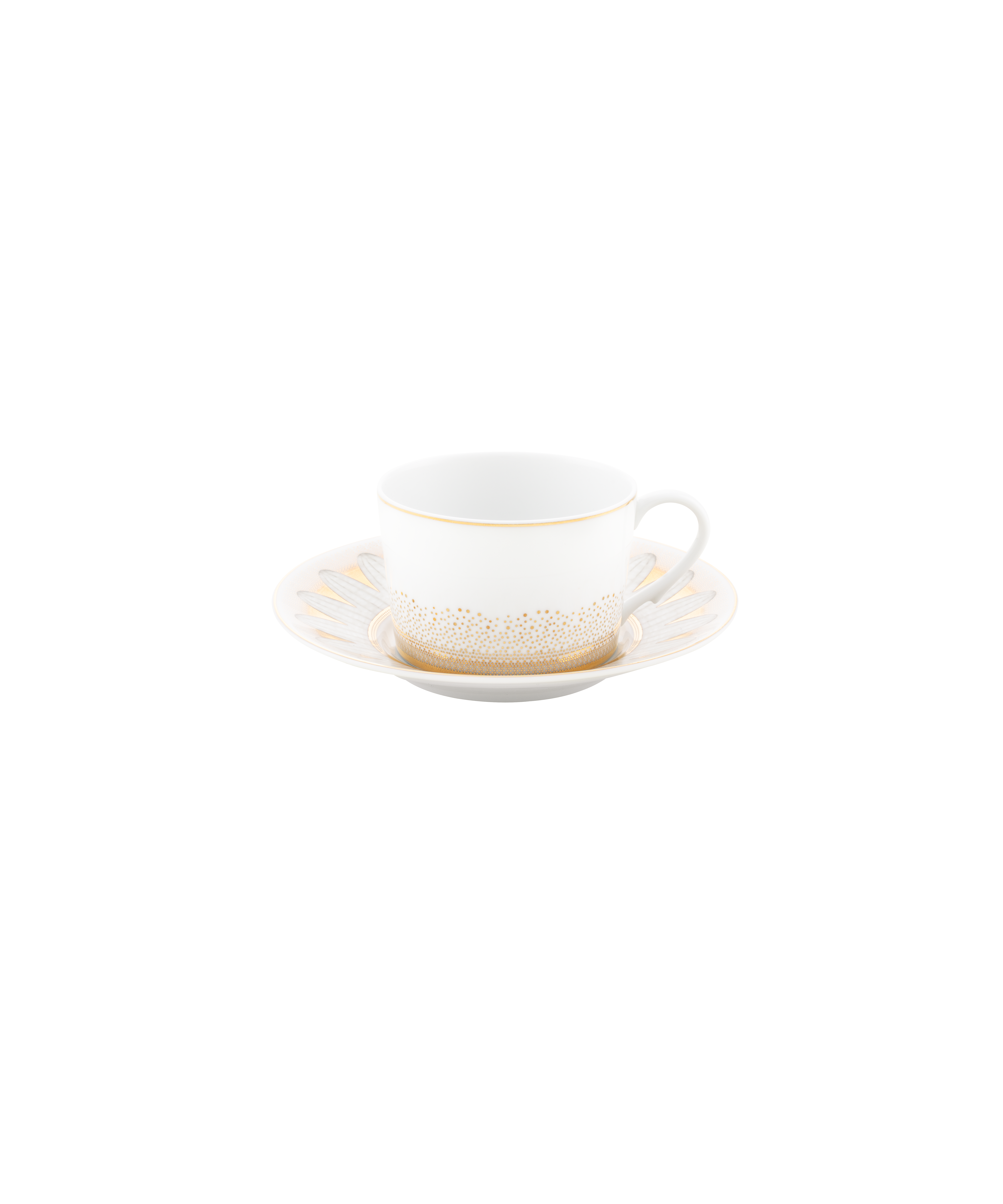 daum-art-de-la-table-or-d-abeille-2-tasses-th-porcelaine image 1